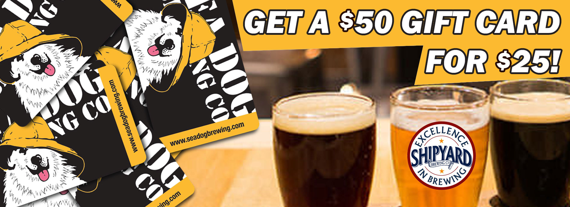 Sea Dog Brewing Gift Cards